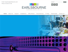 Tablet Screenshot of earlsbourne.com